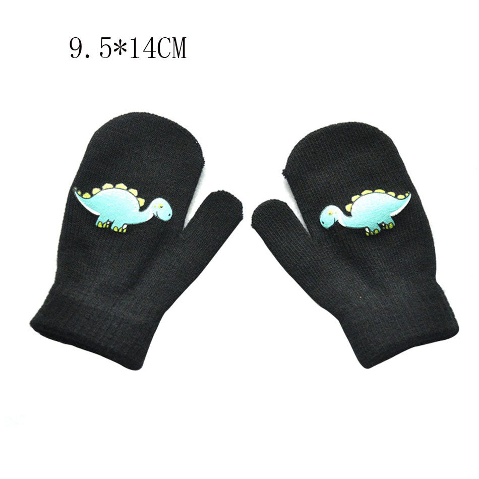 Warmom Children Gloves Winter Baby Boys Girls Warm Gloves Infant Baby Mittens Children Toddler Kids Full Finger Mittens