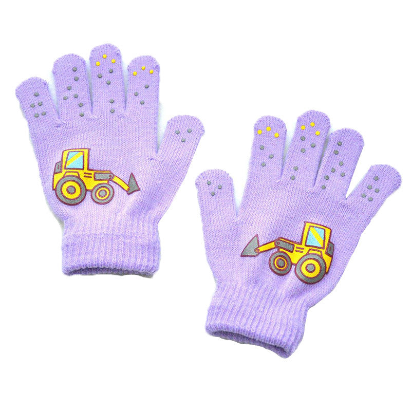 Warmom Children Gloves Winter Baby Boys Girls Warm Gloves Infant Baby Mittens Children Toddler Kids Full Finger Mittens