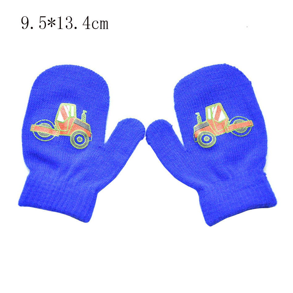 Warmom Children Gloves Winter Baby Boys Girls Warm Gloves Infant Baby Mittens Children Toddler Kids Full Finger Mittens