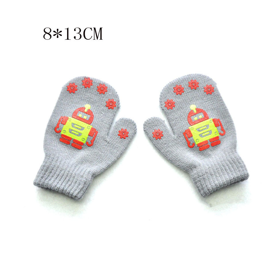 Warmom Children Gloves Winter Baby Boys Girls Warm Gloves Infant Baby Mittens Children Toddler Kids Full Finger Mittens