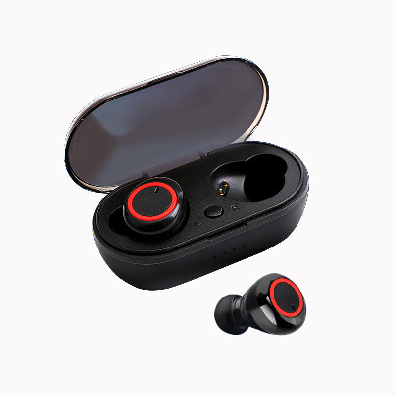 Y50 Bluetooth Headset TWS2 Bluetooth Headset Mini Portable with Wireless Bluetooth Headset 5.0 Touch Touch