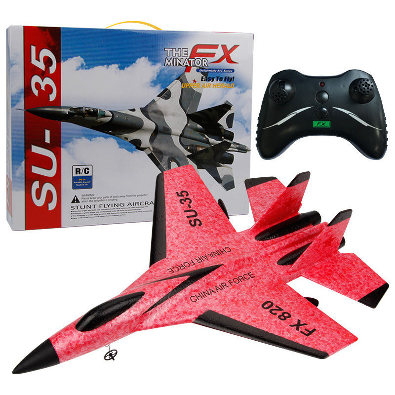 FX820 small fighter hand thrown electric remote control aircraft remote control fixed wing remote control glider model toy