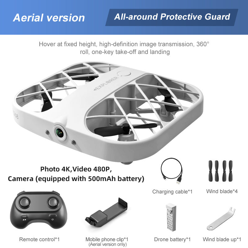 H107 Mini Drone Dron 8K 4K Quadcopter with Camera Real-Time Transmission Mini Pocket UFO Small Remote Control Plane Toy Boy