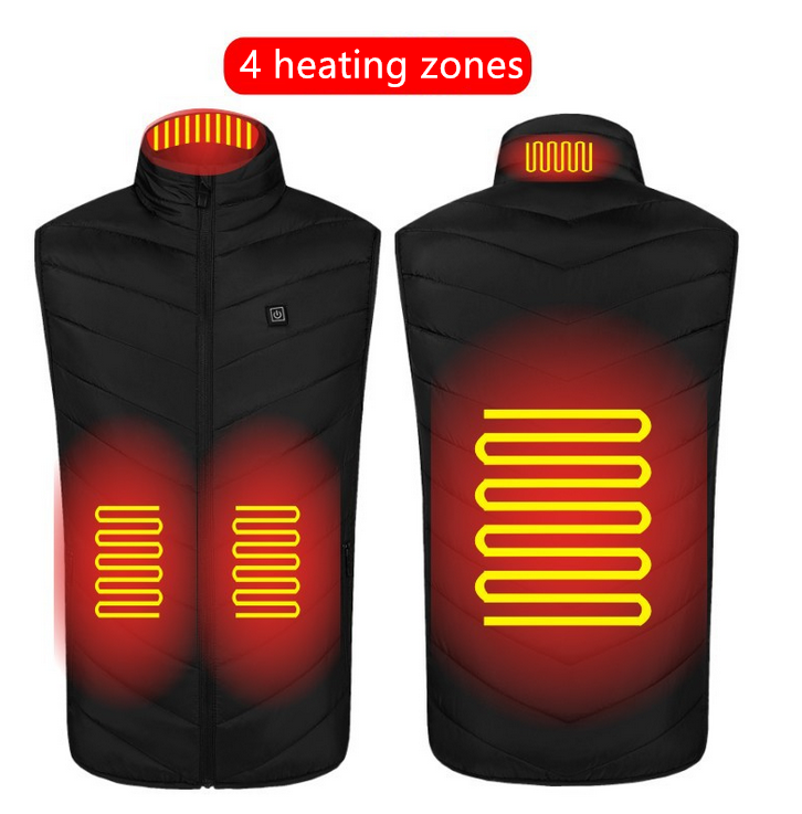 Heated Vest Washable Usb Charging Electric