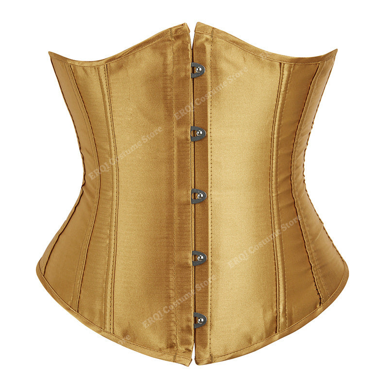 SEXY Gothic Underbust Corset and Waist cincher Bustiers Top Workout Shape Body Belt Plus size Lingerie S-6XL