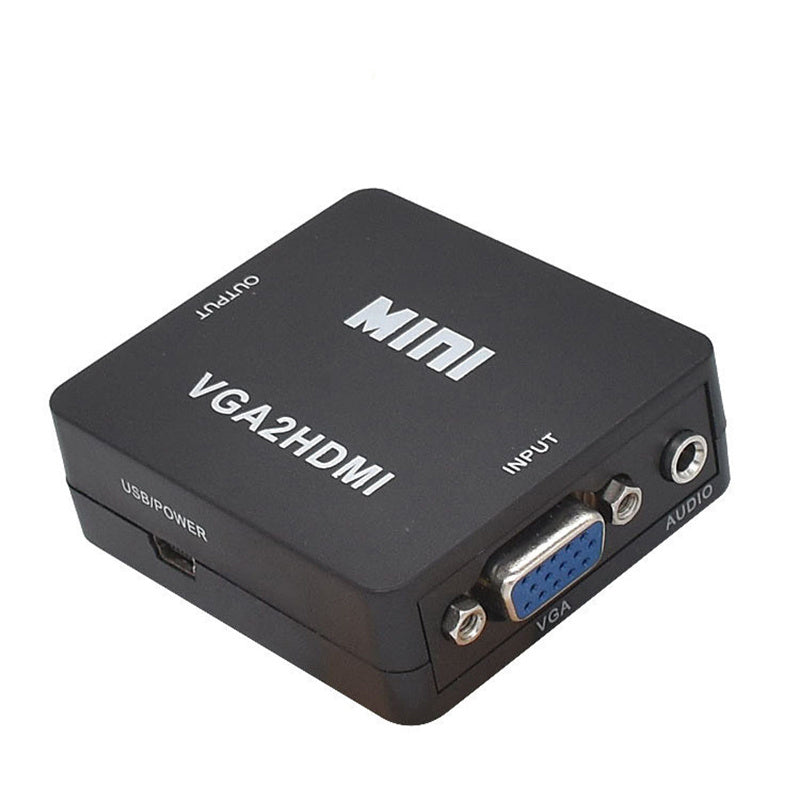 MINIHDMI to VGA Converter HDMI to VGA High Definition Audio Video Converter 1080P Converter HDMI2VGA