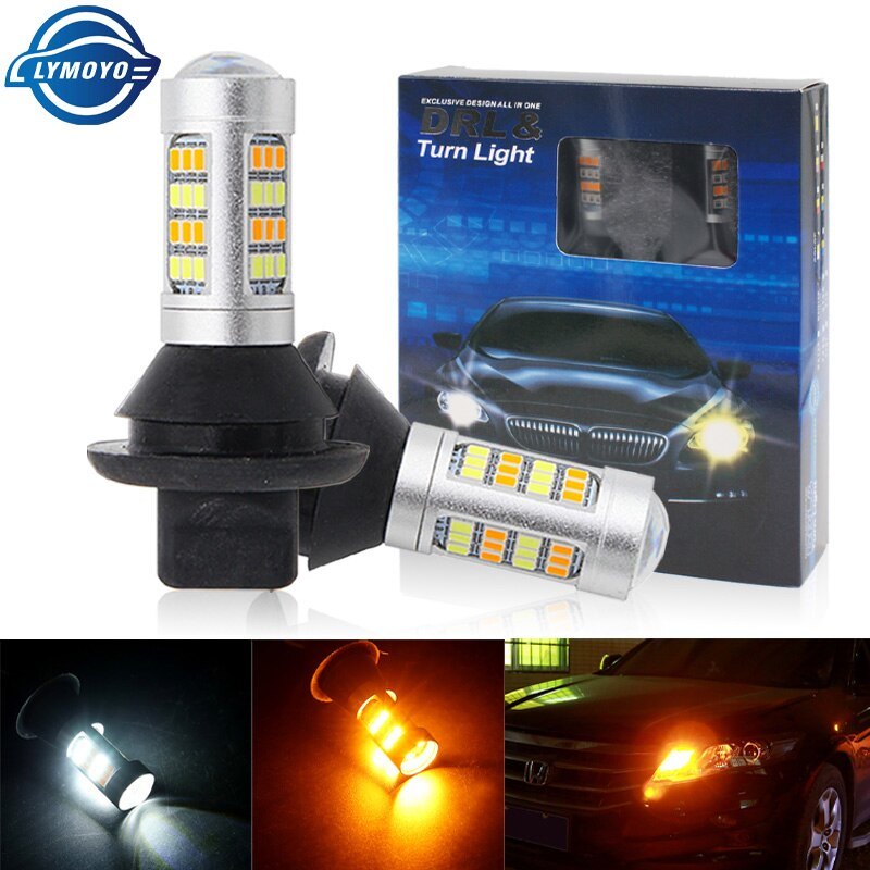 T20 W21W WY21W 7440 BA15S BAU15S 1156 Car LED 42LED 2835 DRL Auto Daytime Running Light Fog Light Turn Parking Light