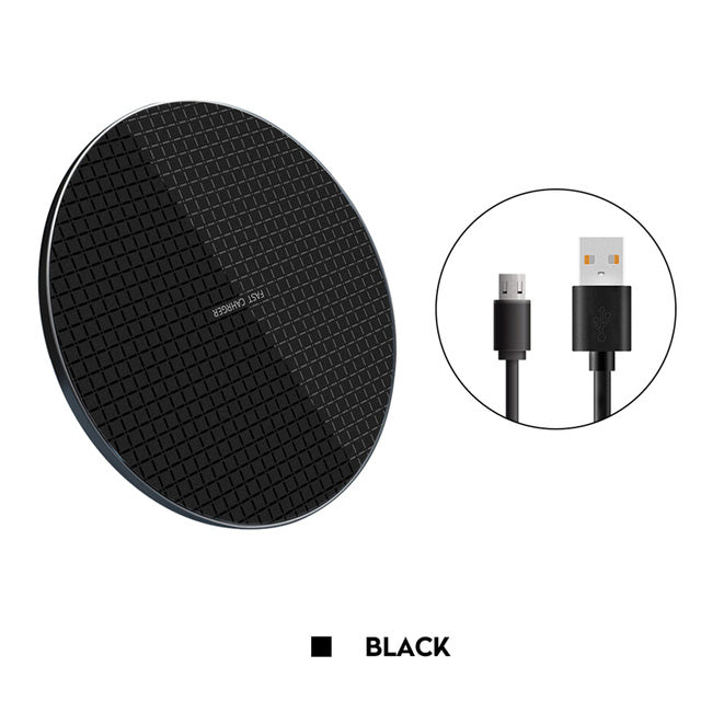 10w wireless charger for iphone11 xs max x xr 8plus fast charge mobile phone charger for ulefone doogee samsung note 9 8 s10plus