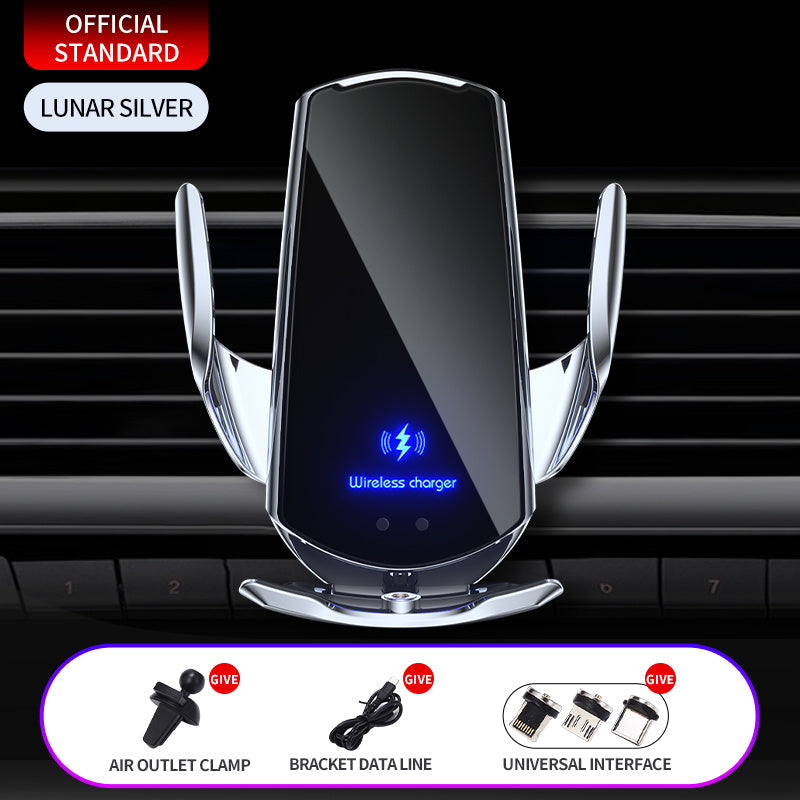 30W Car Wireless Charger Magnetic Automatic Car Mount Phone Holder For iPhone Samsung Xiaomi Infrared Induction QI Fast Charging