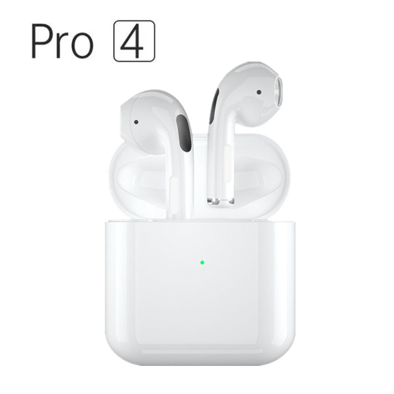 Pro 4 TWS Wireless Headphones Earphone Bluetooth-compatible 5.0 Waterproof Headset with Mic for iPhone Pro4 Earbuds