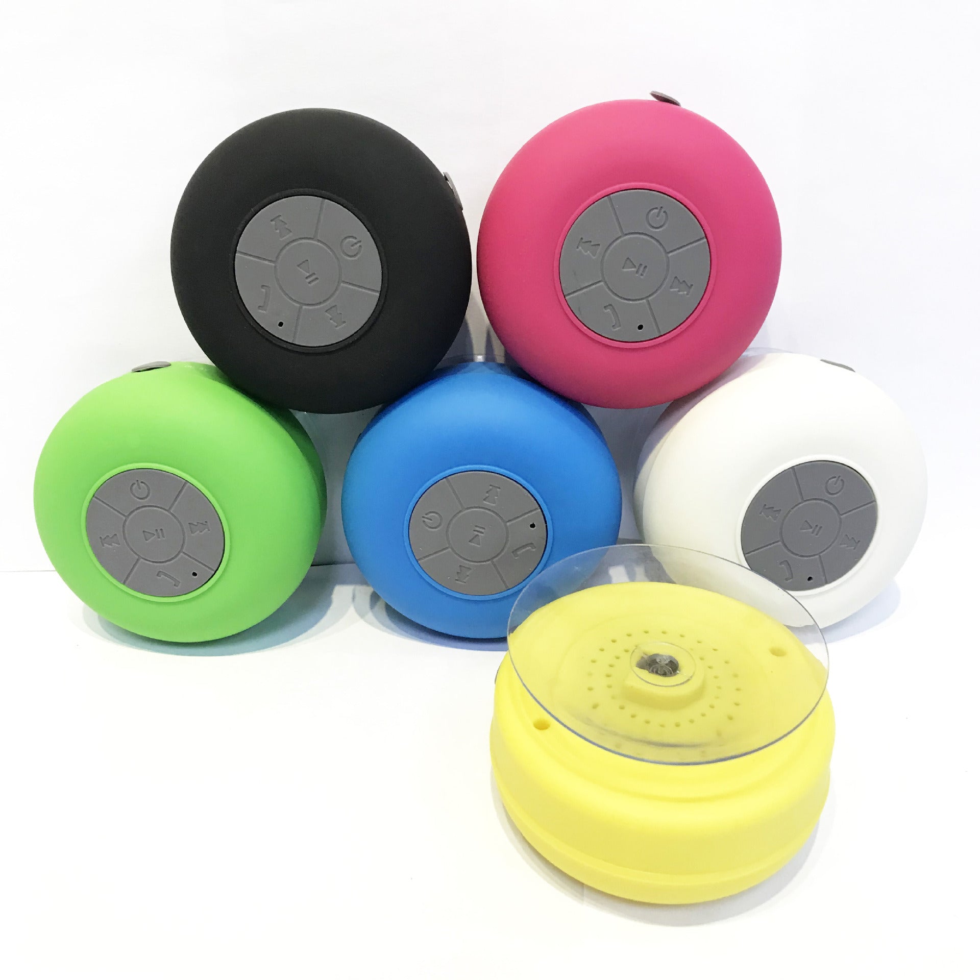 Bathroom waterproof drop Bluetooth speaker kitchen with large suction cup mini wireless portable small stereo