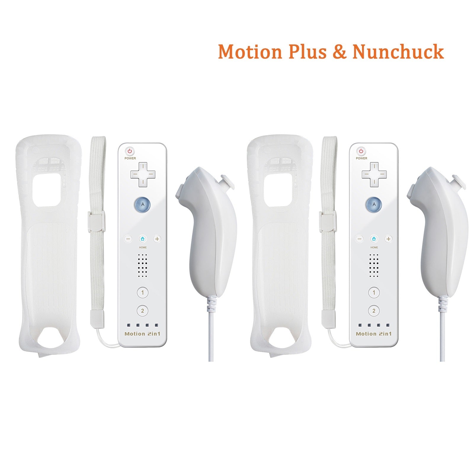 Built-in Motion Plus Remote For Nintendo Wii Controller Wii Remote Nunchuck Wii Motion Plus Controller Wireless Gamepad Controle