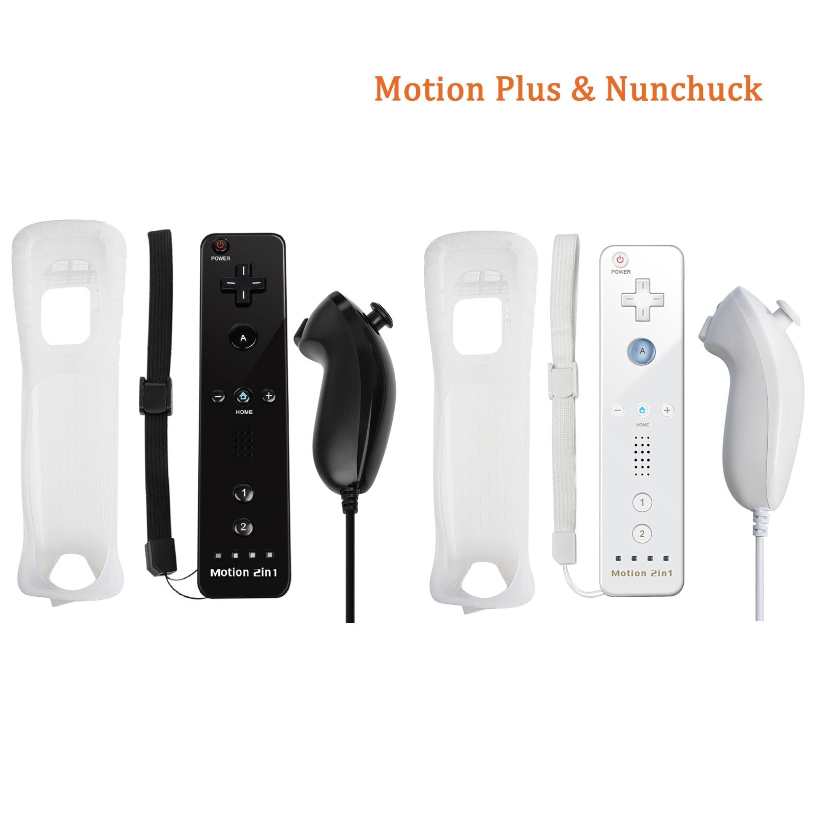 Built-in Motion Plus Remote For Nintendo Wii Controller Wii Remote Nunchuck Wii Motion Plus Controller Wireless Gamepad Controle