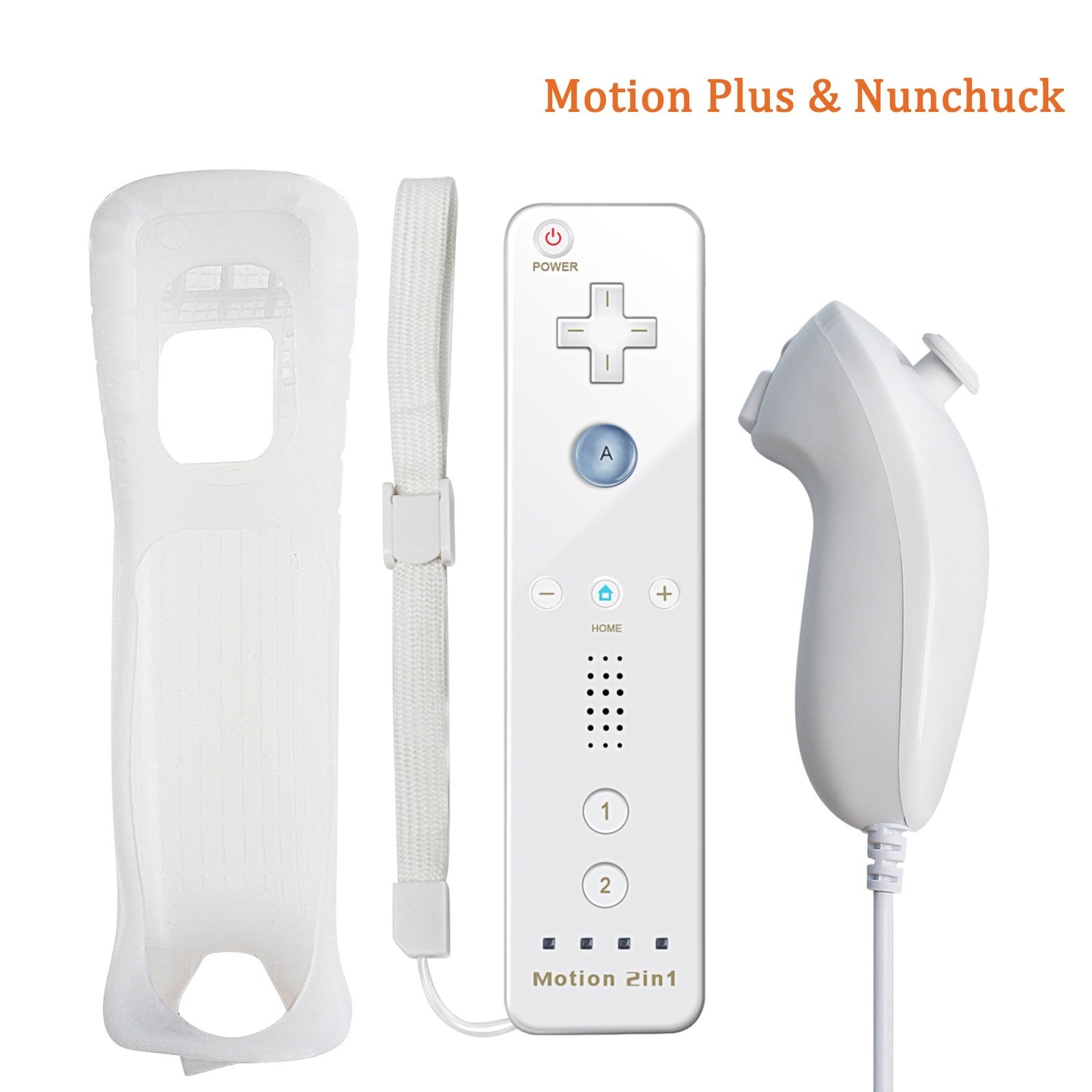 Built-in Motion Plus Remote For Nintendo Wii Controller Wii Remote Nunchuck Wii Motion Plus Controller Wireless Gamepad Controle