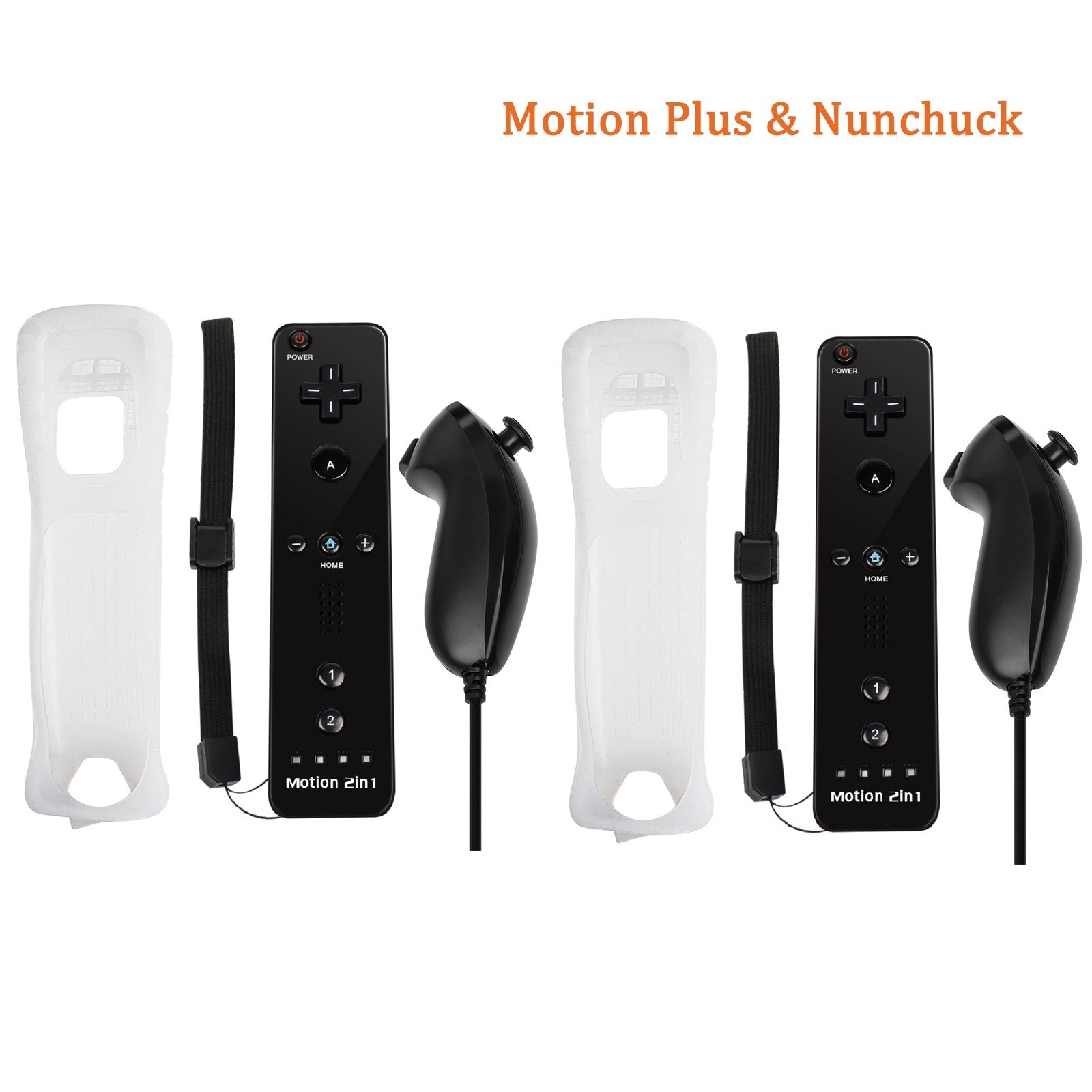 Built-in Motion Plus Remote For Nintendo Wii Controller Wii Remote Nunchuck Wii Motion Plus Controller Wireless Gamepad Controle