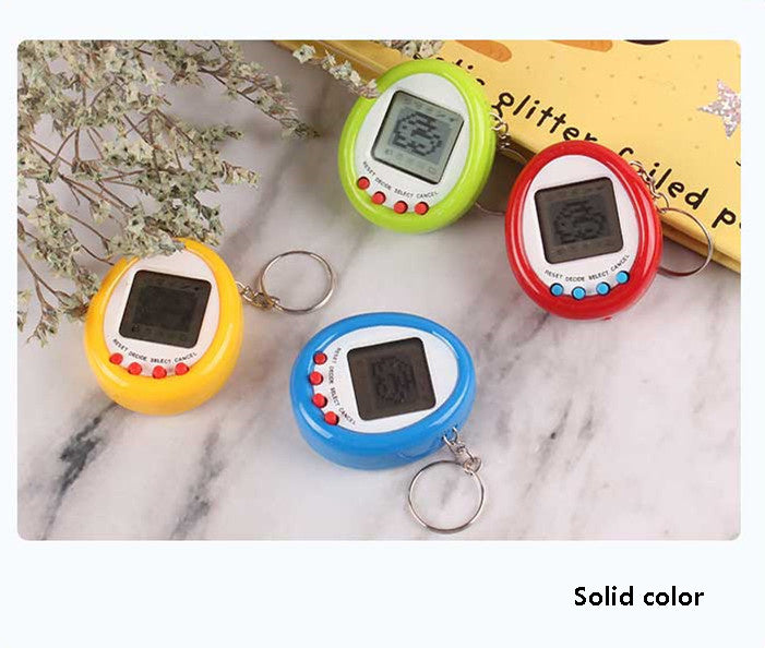 90S Nostalgic Tamagotchi Electronic Pets Console Kid's Toy Portable Keyring Funny Virtual Cyber Toy Christmas New Year Gift