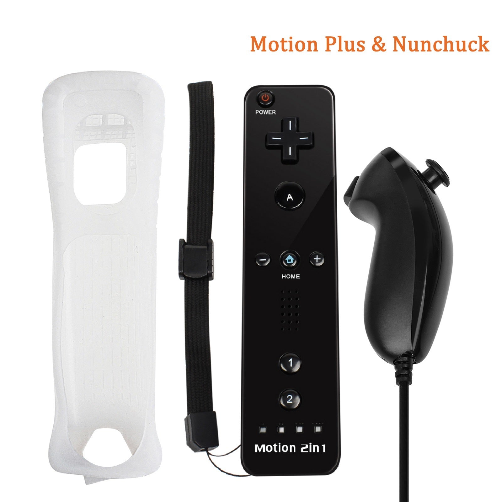 Built-in Motion Plus Remote For Nintendo Wii Controller Wii Remote Nunchuck Wii Motion Plus Controller Wireless Gamepad Controle