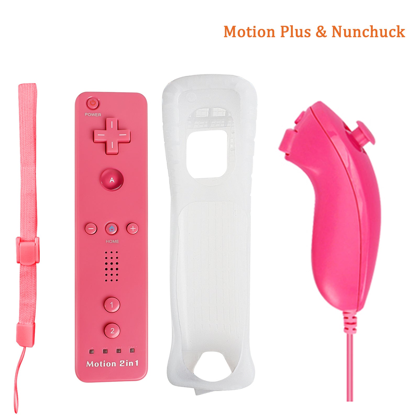 Built-in Motion Plus Remote For Nintendo Wii Controller Wii Remote Nunchuck Wii Motion Plus Controller Wireless Gamepad Controle