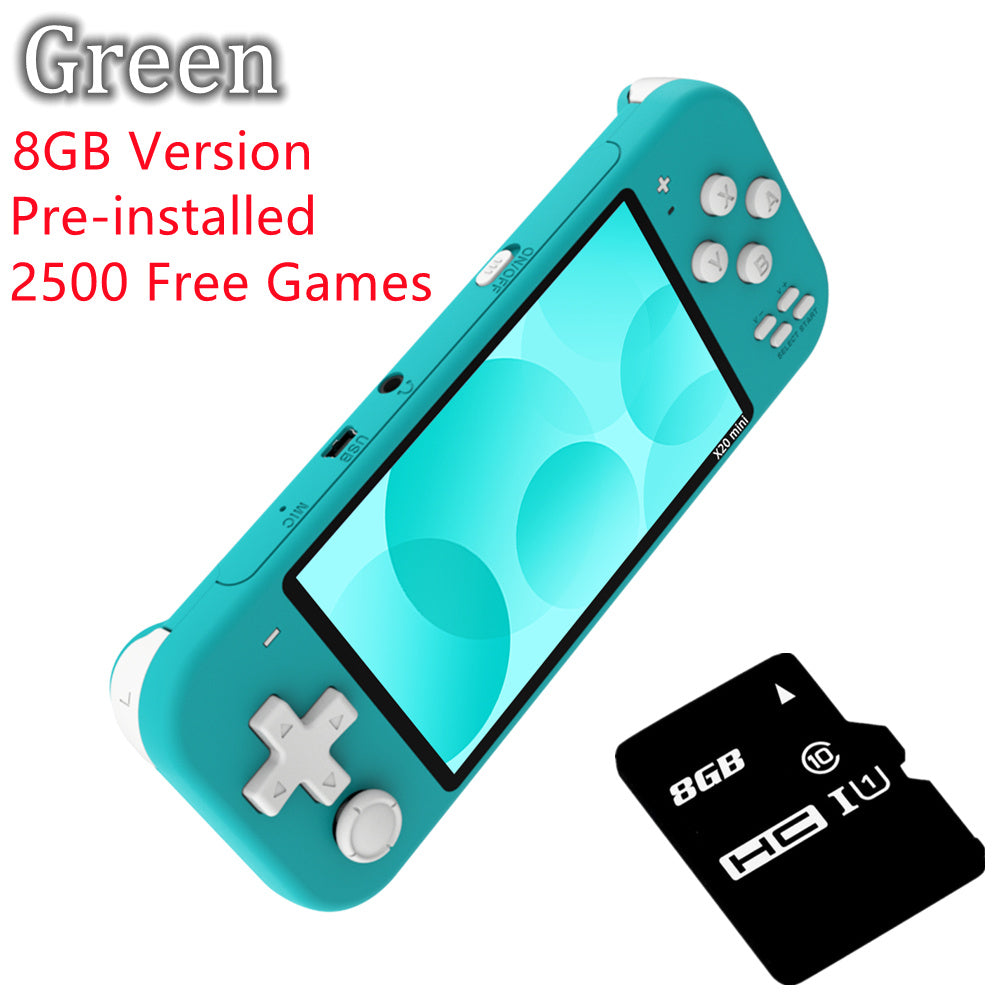 4.3 inch Handheld Portable Game Console with IPS screen 32GB 8GB 2500 free games for super nintendo dendy nes games child