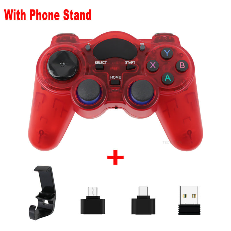 2.4 G Controller Gamepad Android Wireless Joystick Joypad with OTG Converter For PS3/Smart Phone For Tablet PC Smart TV Box