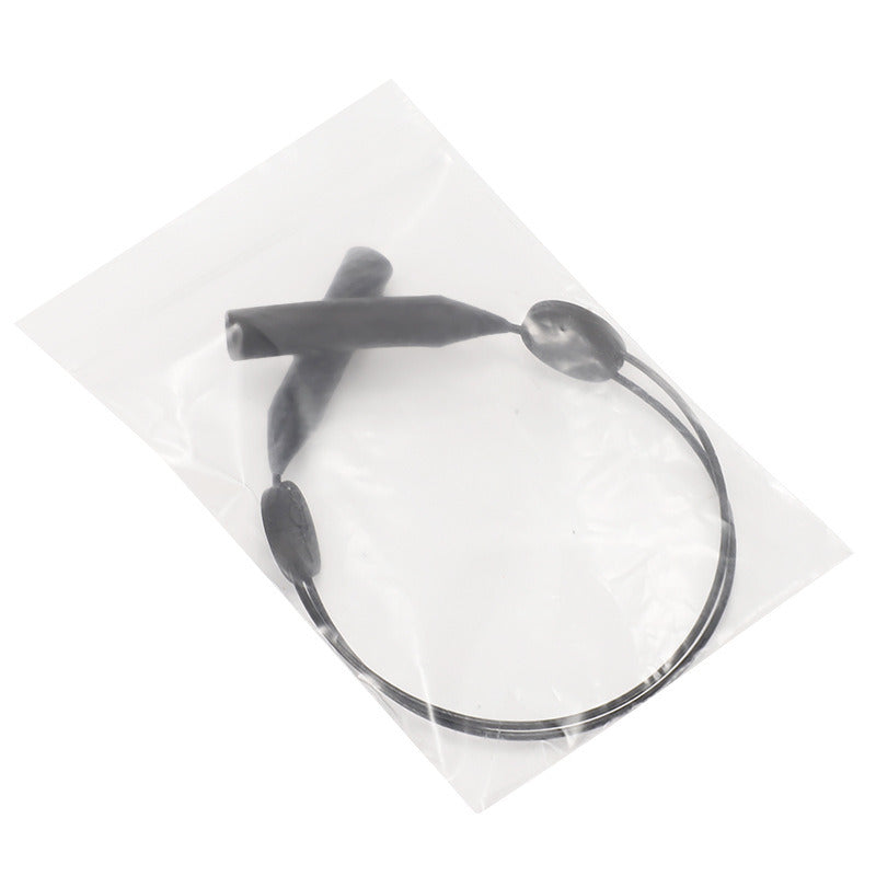 Glasses rope strap adjustable glasses rope sports glasses anti-skid ear hook to prevent eyes from falling silicone anti-skid sleeve