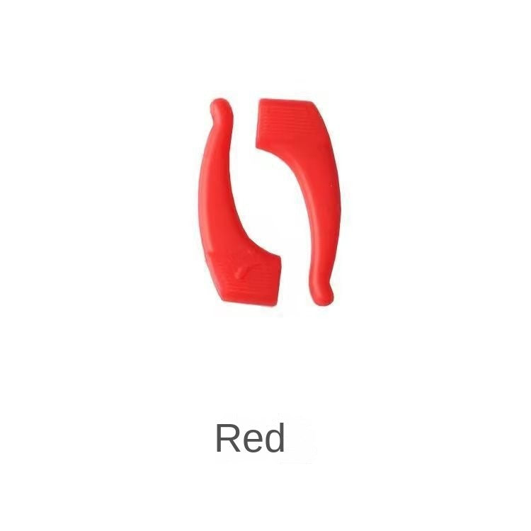 Silicone glasses anti-skid sleeve accessories glasses legs fixed eyes anti drop bracket male and female earmuffs hook ear hook ear bracket