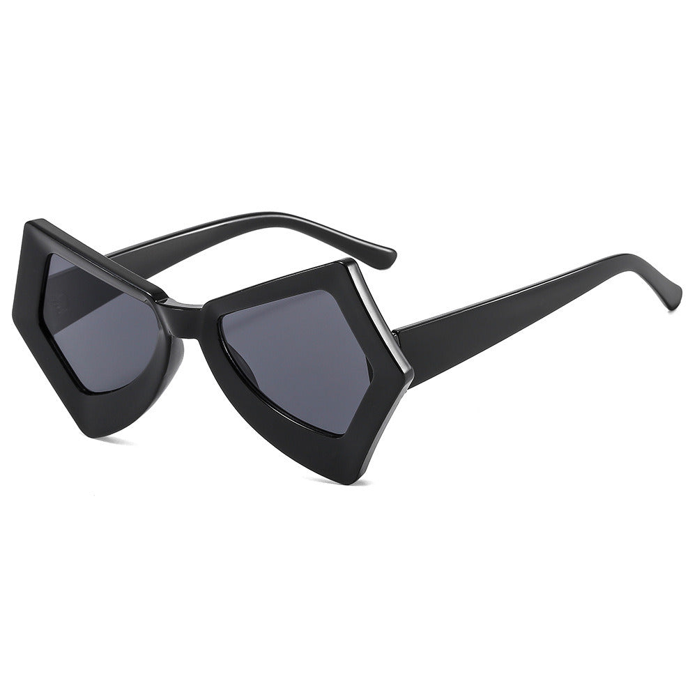 big box butterfly cat's eye women's cross-border sunglasses Fashion personality show ins sunglasses