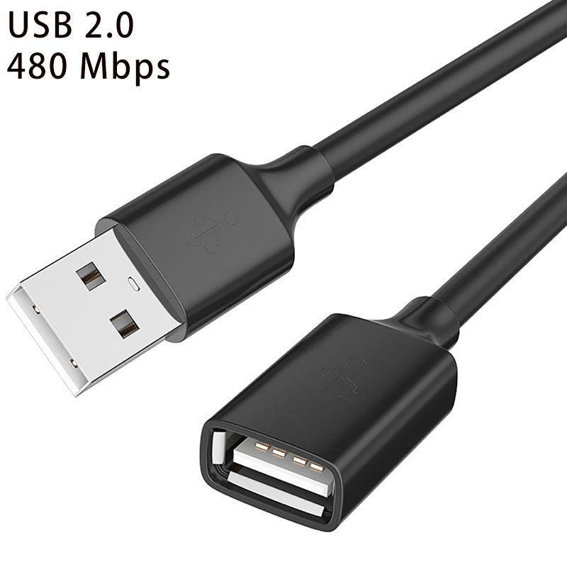 5m-0.5m USB3.0 Extension Cable For Smart TV PS4 Xbox One SSD USB To USB Cable Extender Data Cord USB 3.0 2.0 Fast Transfer Cable