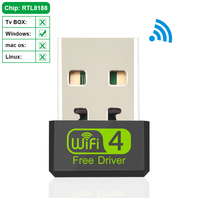 Mini USB WiFi Adapter 150Mbps Wi-Fi Adapter For PC USB Ethernet WiFi Dongle 2.4G Network Card Antena Wi Fi Receiver