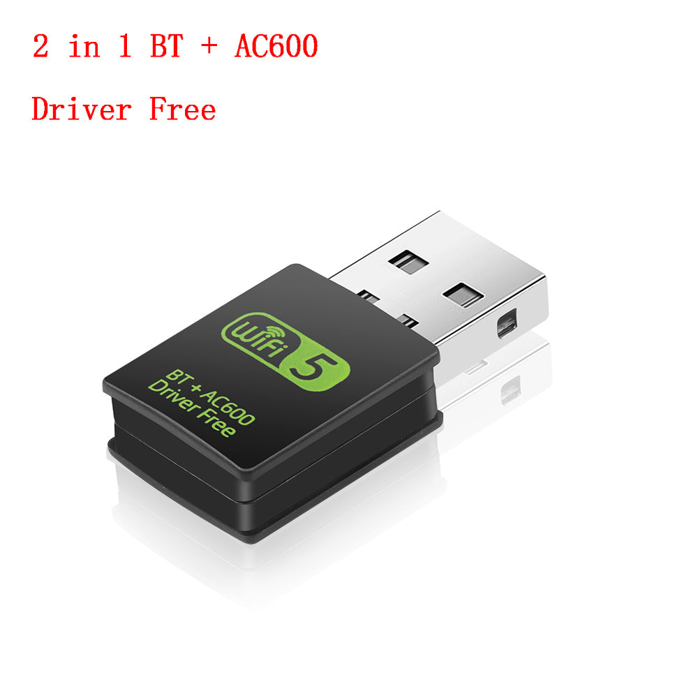 Wireless USB WiFi Adapter 600Mbps wi fi Dongle PC Network Card Dual Band wifi 5 Ghz Adapter Lan USB Ethernet Receiver