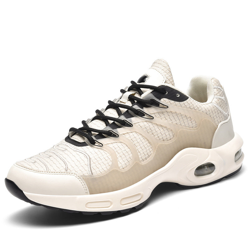 JJ tiger Men's shoes mesh surface large size running shoes soft sole air cushion new casual fashion trainers(39-44 Optional)
