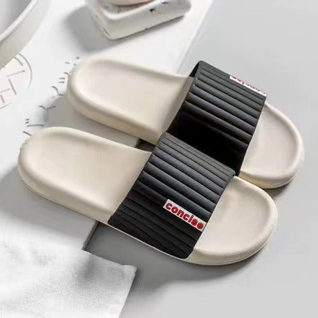 Men's slippers; fashionable indoor and outdoor anti-skid slippers; bathroom men's sandals; Platform slippers