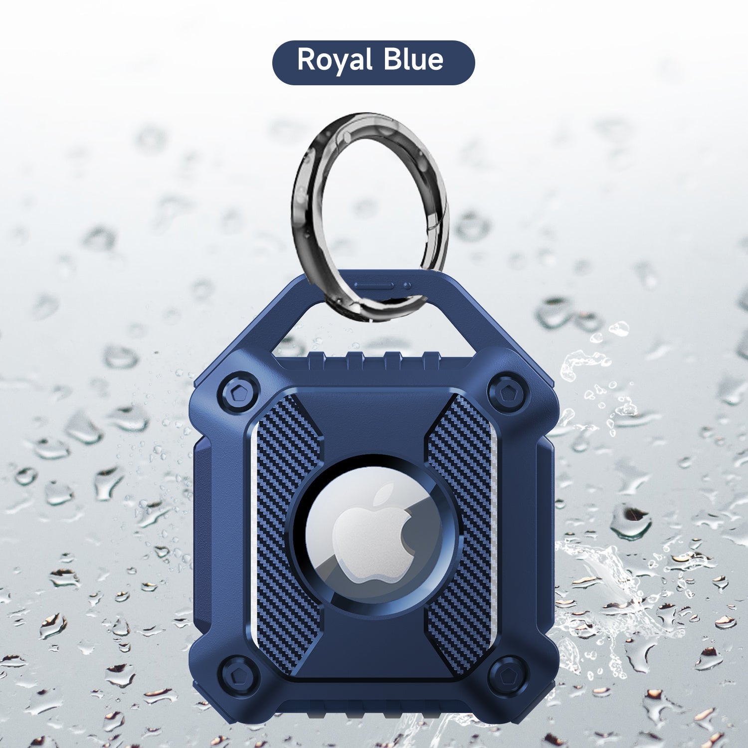 Waterproof Airtag Keychain Holder Case; Screw Full Cover Compatible For Apple Air Tag Tracker Key Ring Anti-Scratch Anti-Lost Cover
