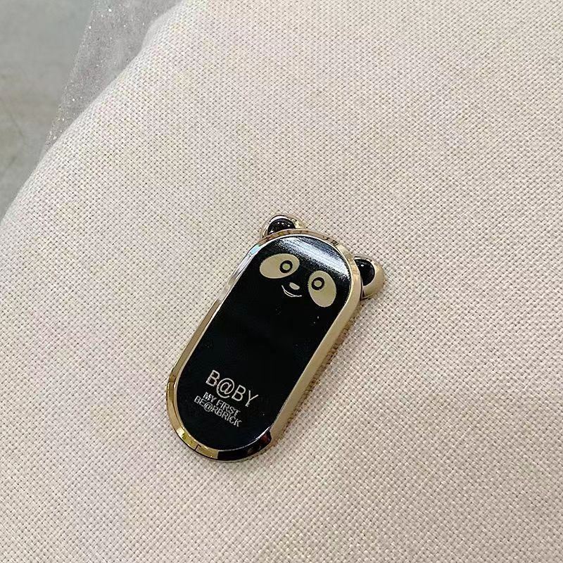 Cartoon Panda Three-dimensional Paste Mobile Phone Bracket