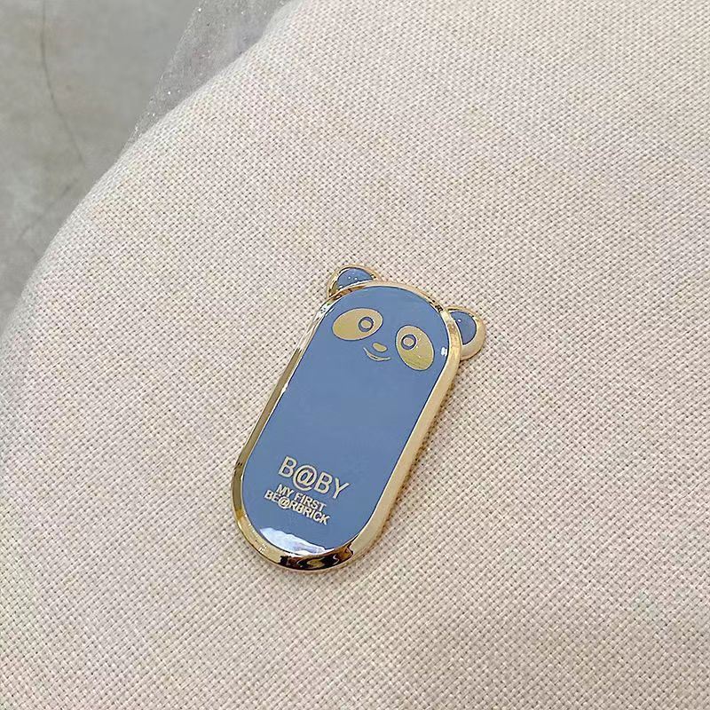 Cartoon Panda Three-dimensional Paste Mobile Phone Bracket