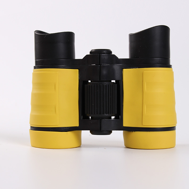4*30mm Kids Telescope Colorful Rubber Handle Anti-slip Kids Toy; Dual-body Telescope