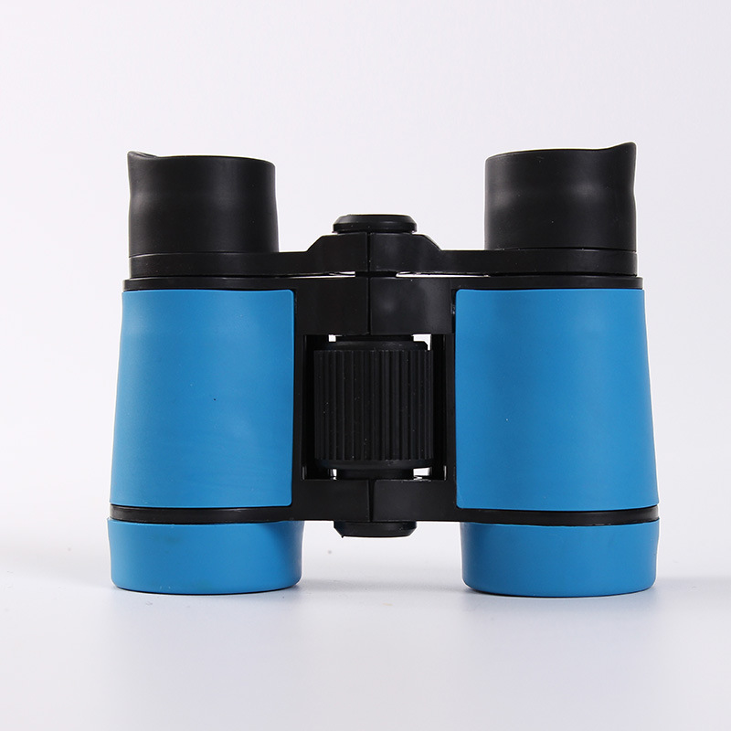 4*30mm Kids Telescope Colorful Rubber Handle Anti-slip Kids Toy; Dual-body Telescope