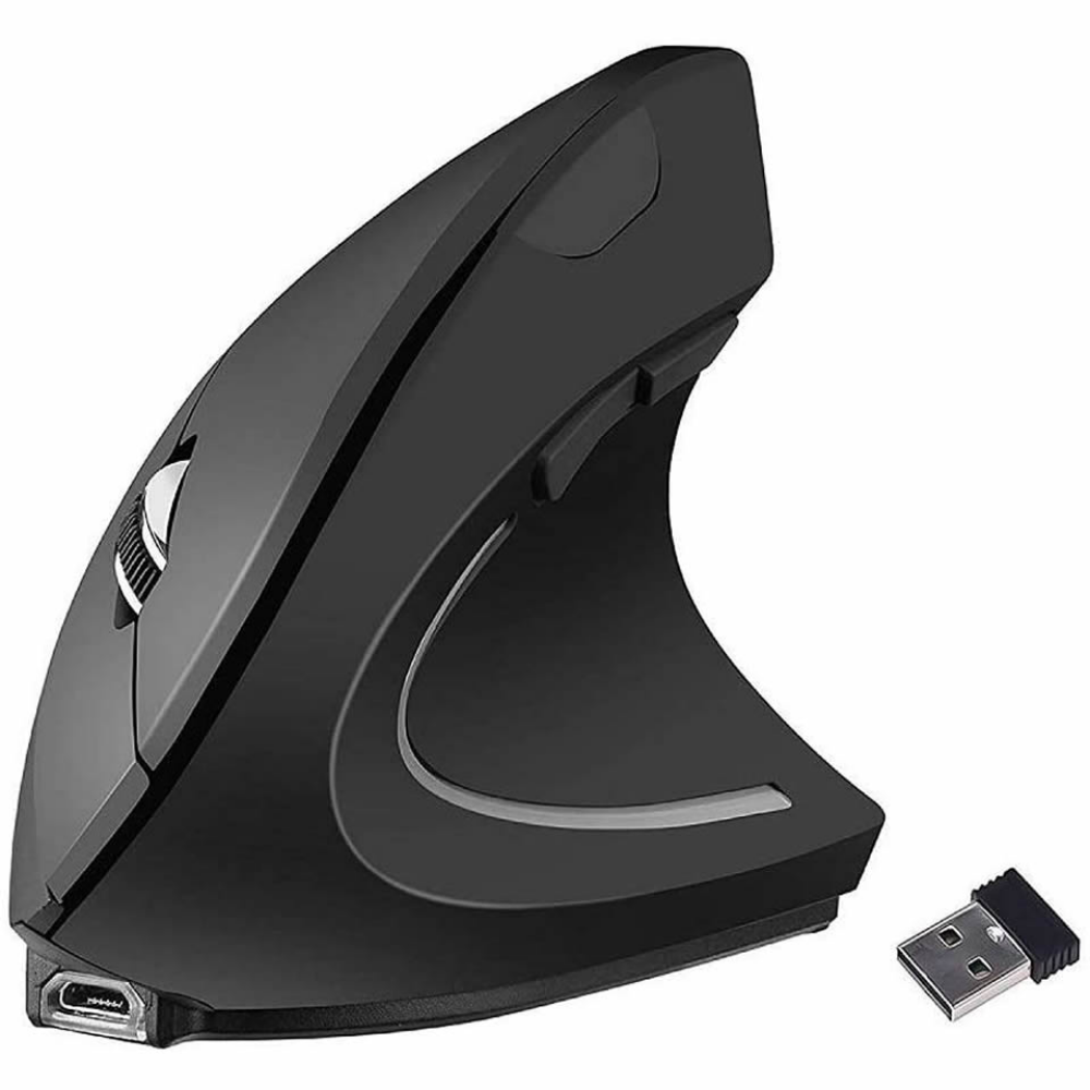 BT Vertical Ergonomic Gaming Mouse Wireless Rechargeable Gamer Mause Kit Optical 2.4G Mouse For Computer Laptop Desktop