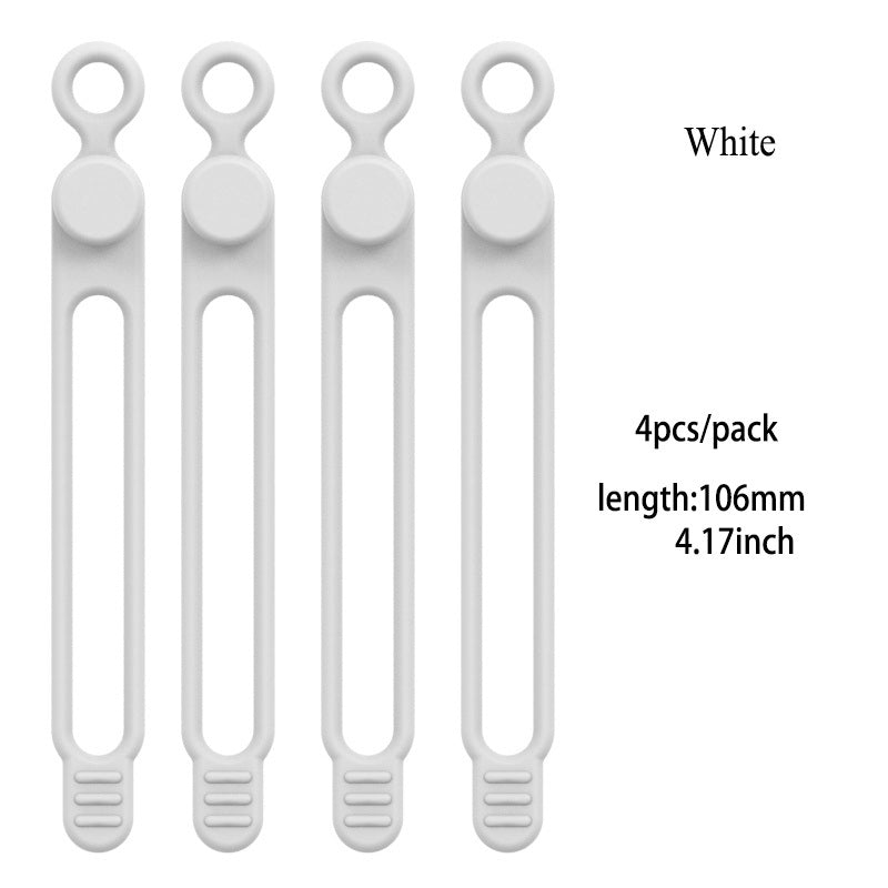 4 Pcs/pack; 6 Pcs/pack Charging Cable Organizer; Wire Winder; Cable Ties