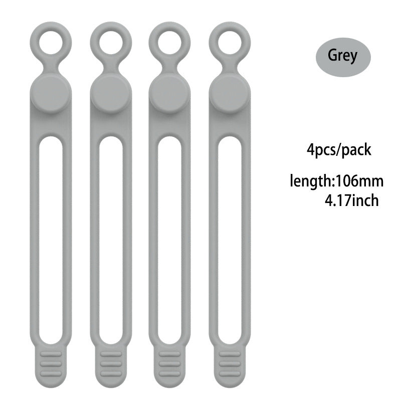 4 Pcs/pack; 6 Pcs/pack Charging Cable Organizer; Wire Winder; Cable Ties