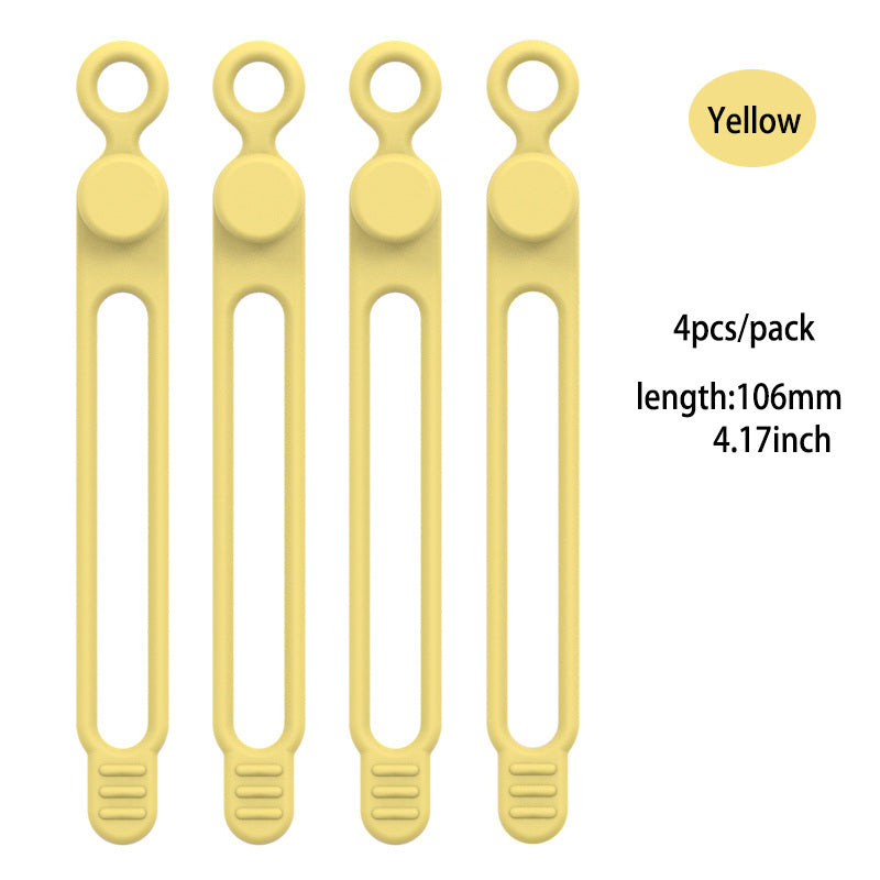 4 Pcs/pack; 6 Pcs/pack Charging Cable Organizer; Wire Winder; Cable Ties