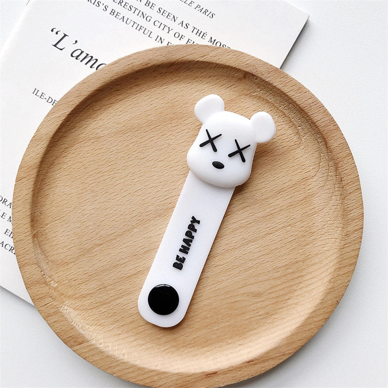 13 Pack Reusable Cable Ties; Cute Cartoon Animal Headphone Wire Ties; Fruit Shape Headphone Cord Winder; USB Cable Manager