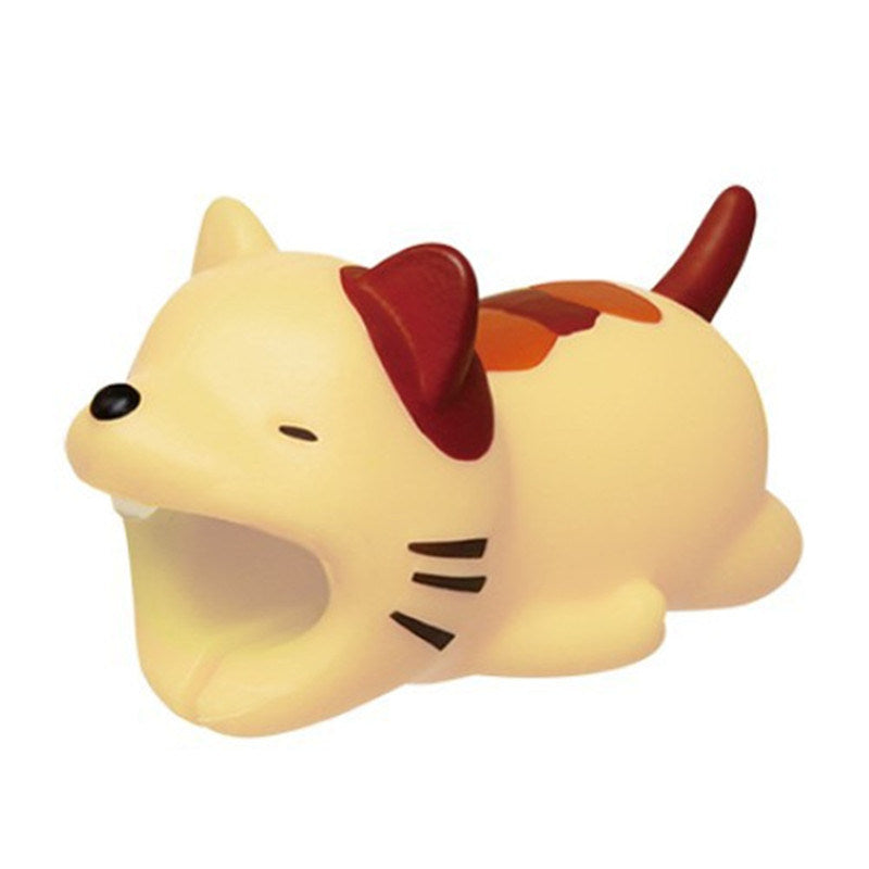 1 Pack Cute Bite Cartoon Animal Cable Protector Cord Wire Protection Mini Cover Charging Cable Winder High Quality Protector New
