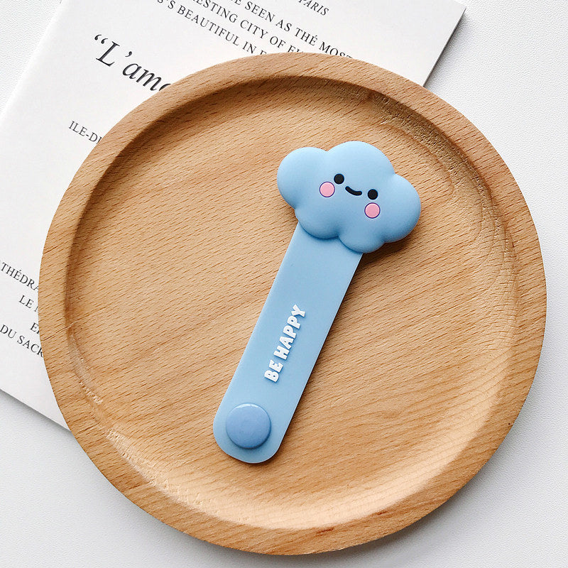 13 Pack Reusable Cable Ties; Cute Cartoon Animal Headphone Wire Ties; Fruit Shape Headphone Cord Winder; USB Cable Manager