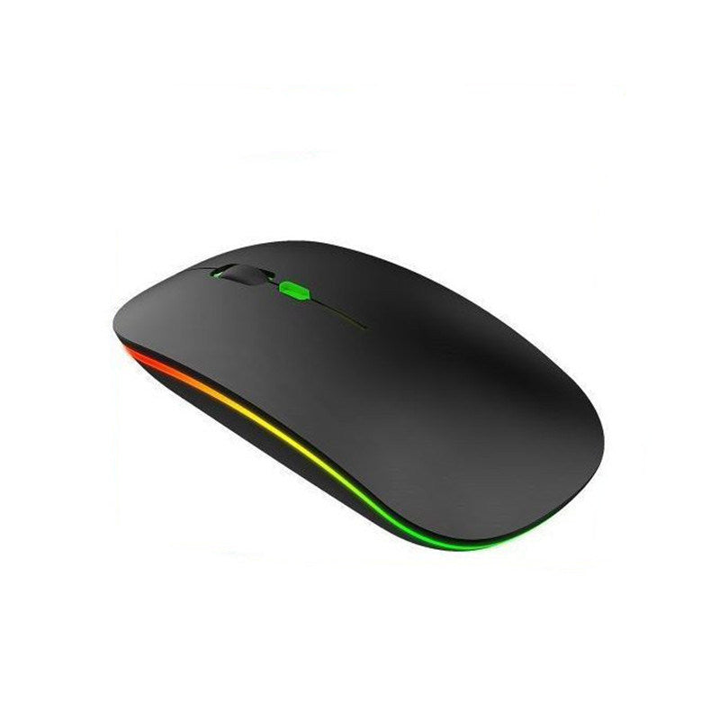 Rechargeable 2.4G Wireless Silent Office Mouse For PC Computer/laptop Windows/ios System With LED Color Light And BT5.2 Wireless Mouse