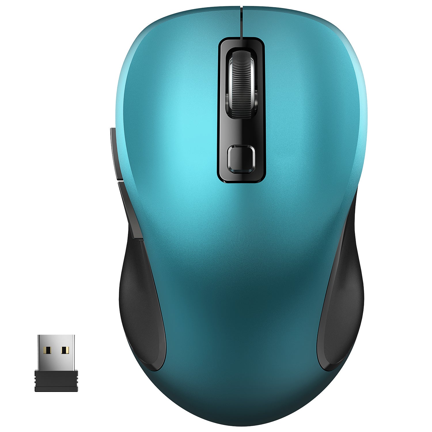 Wireless Mouse; 2.4GHz Portable Mouse With 6 Buttons; Cordless Mouse Wireless Mouse For Laptop 3 Adjustable Levels Ergonomic Mice For Windows Computer PC Mac Notebook Desktop