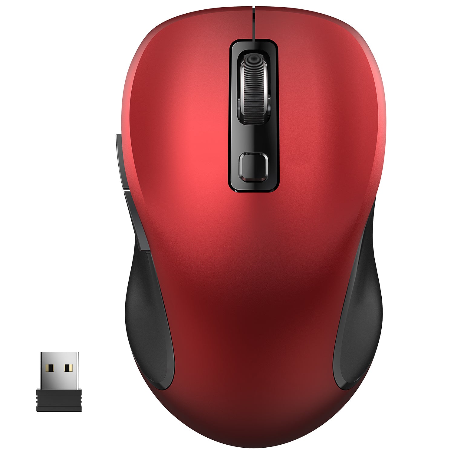 Wireless Mouse; 2.4GHz Portable Mouse With 6 Buttons; Cordless Mouse Wireless Mouse For Laptop 3 Adjustable Levels Ergonomic Mice For Windows Computer PC Mac Notebook Desktop