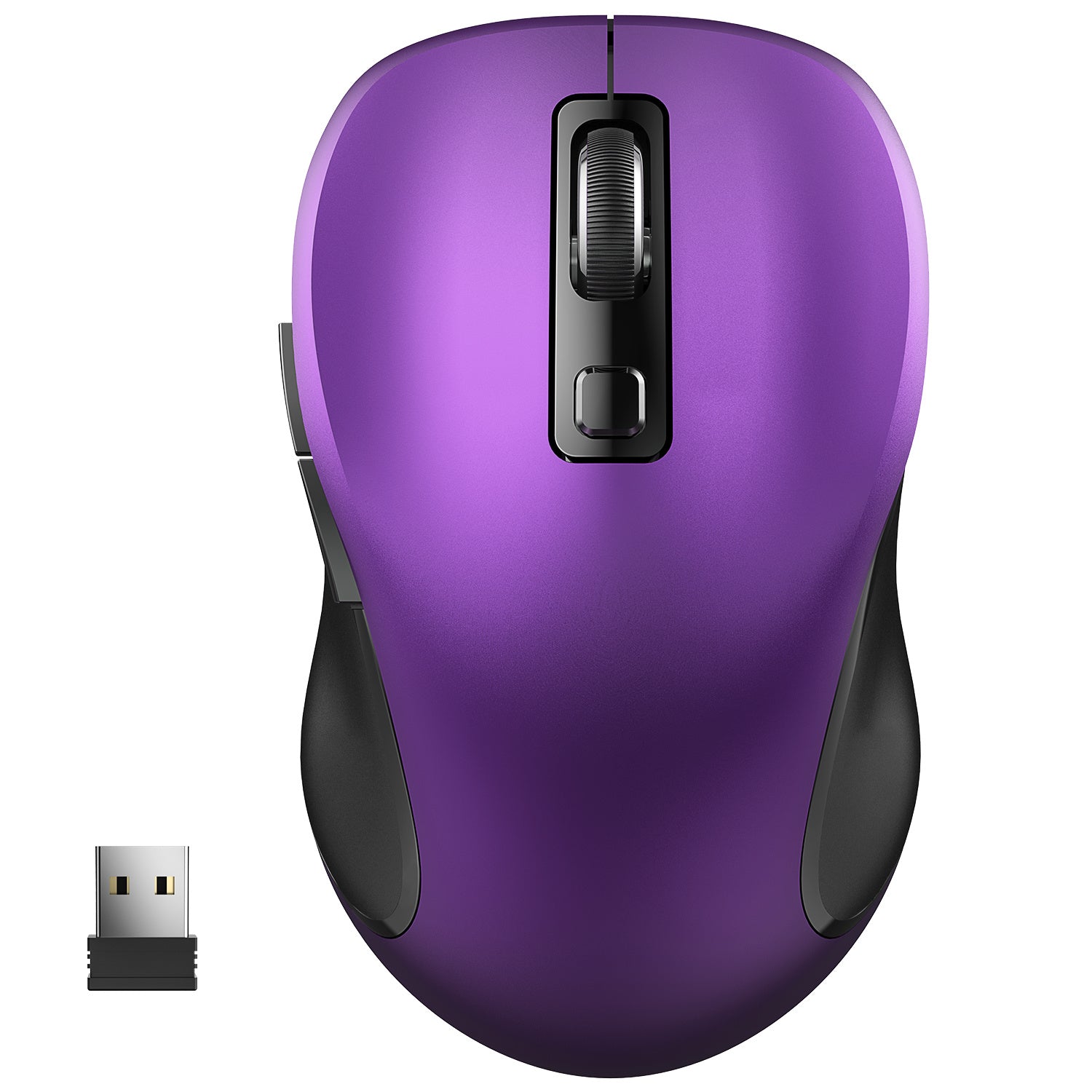 Wireless Mouse; 2.4GHz Portable Mouse With 6 Buttons; Cordless Mouse Wireless Mouse For Laptop 3 Adjustable Levels Ergonomic Mice For Windows Computer PC Mac Notebook Desktop