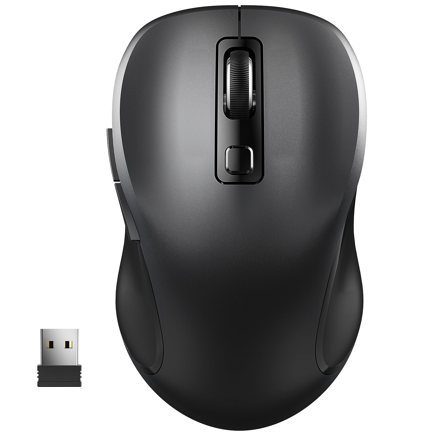 Wireless Mouse; 2.4GHz Portable Mouse With 6 Buttons; Cordless Mouse Wireless Mouse For Laptop 3 Adjustable Levels Ergonomic Mice For Windows Computer PC Mac Notebook Desktop