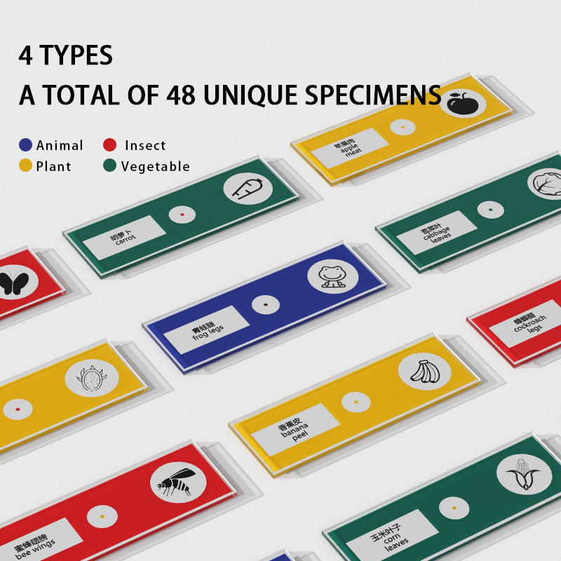 Mini Pocket Microscope Kit 60-120x Lab Handheld Microscope Battery Powered Microscope With LED Light Kids Science Microscope